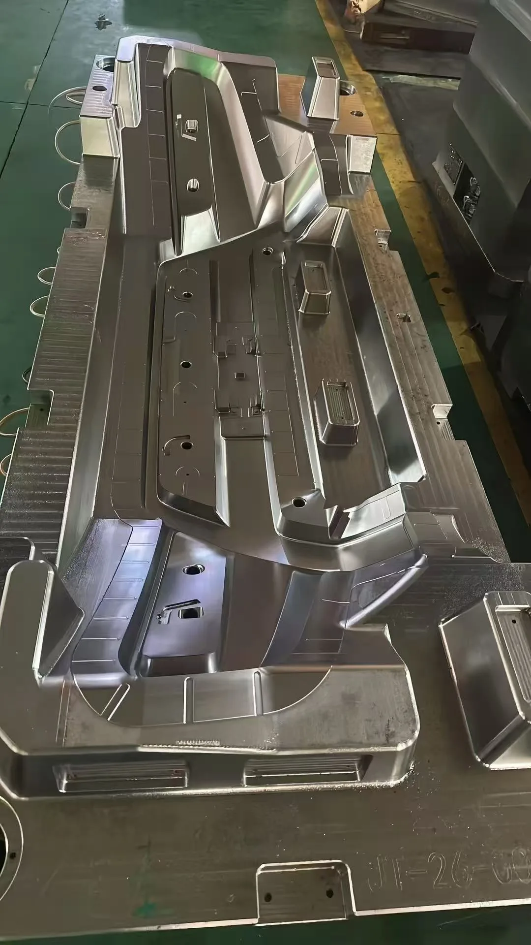 Automotive bumper mold manufacturing — front and rear fascia injection tooling